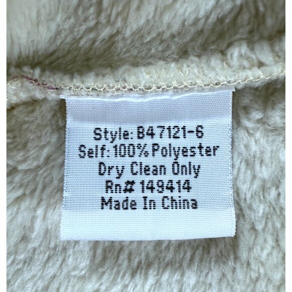 Johnny Was BIYA Sherpa Lined Floral Hoodie Jacket Boho Artwear Velvet M Jewelton - Picture 10 of 16